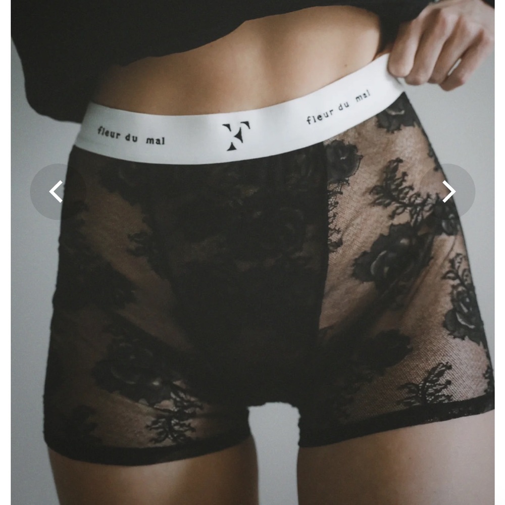 Fleur du Mal - BOUQUET LACE BOXER BRIEF